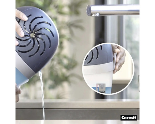 Odvlhčovač vzduchu Ceresit s odvodem vody