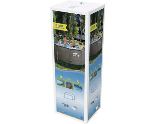 Balení nadzemního bazénu s rámem