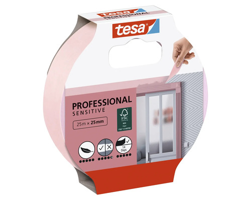 Tesa Professional Sensitive maskovací páska, 25 mm x 25 m
