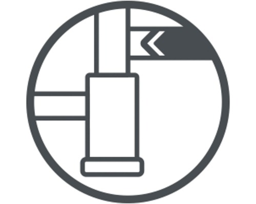 Symbol pro potrubní průchodku