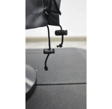 Detailní záběr stahovací šňůry se zarážkou