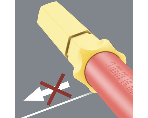 Symbol, který zabraňuje sklouznutí šroubováku