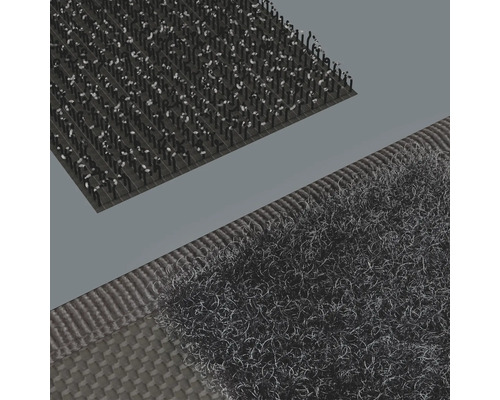 Detailní pohled na suchý zip s háčkovou a smyčkovou stranou