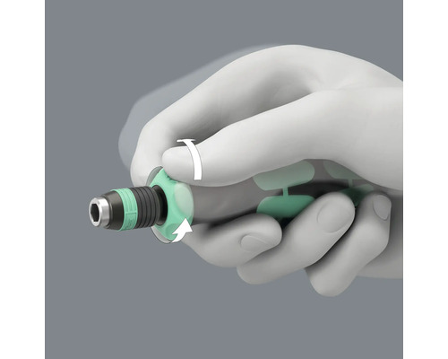 Zobrazení ruky používající šroubovák