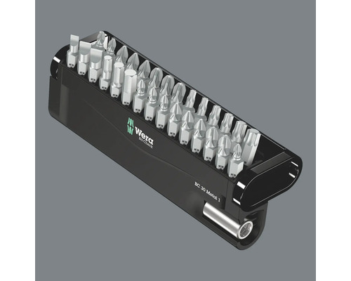 Sada bitů Wera s různými šroubovacími bity