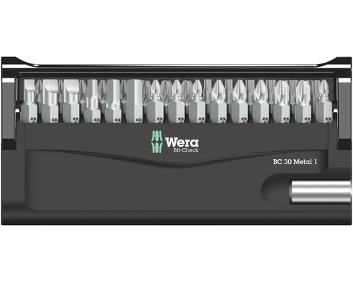 Wera Bit-Check s různými bity pro šroubováky