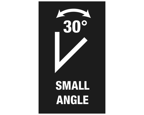 Malý úhel 30 stupňů