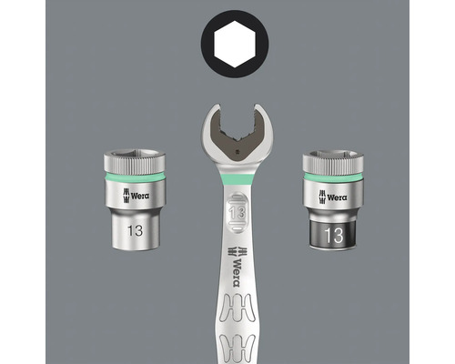 Otevřený klíč Wera Joker se dvěma nástrčnými hlavicemi