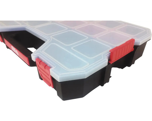 Organizér s průhledným víkem