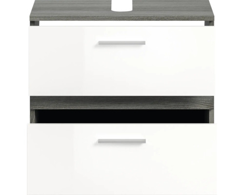 Skříňka pod umyvadlo se dvěma zásuvkami a úchyty