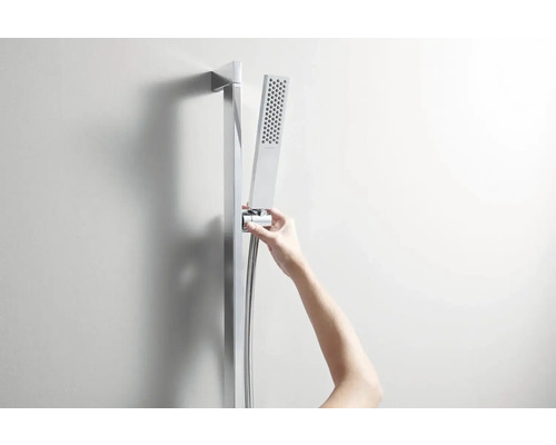 Sprchová tyč s ruční sprchou a sprchovou hadicí