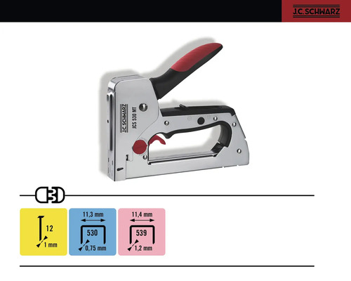 Ruční sponkovačka J.C. Schwarz JCS 530 MT s rukojetí