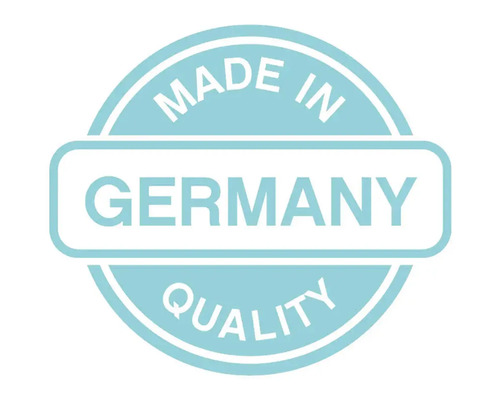 Pečeť kvality Made in Germany jako doklad o výrobcích vyrobených v Německu.