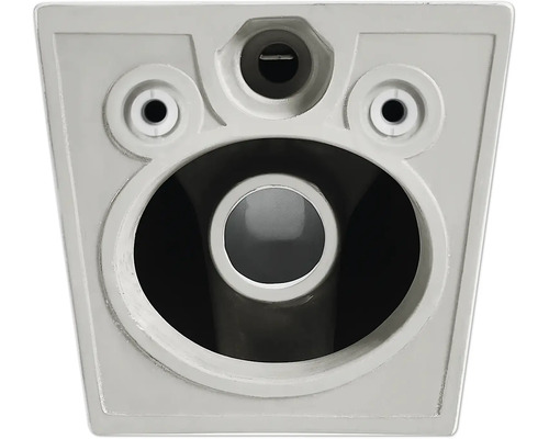 Detailní pohled na toaletní přípojku pro WC