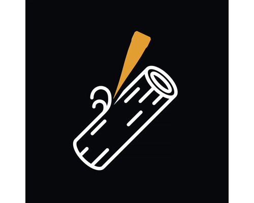 Symbol pro zpracování dřeva s dlátem