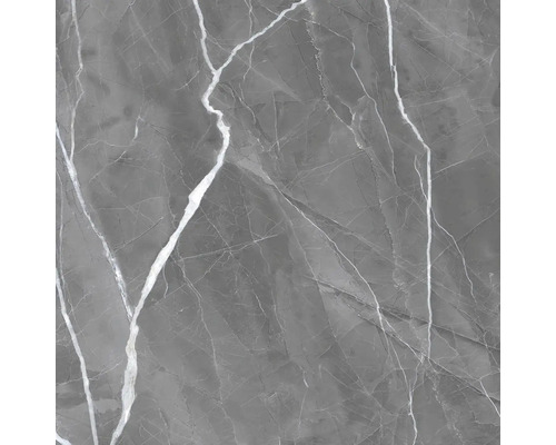 Šedá dlaždice s mramorovým vzhledem a žilkováním