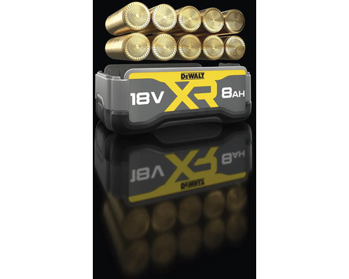Logo DeWalt 18 V XR 8 ampérhodinová baterie