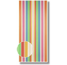 Vícebarevná lamelová roleta s pruhovaným vzorem