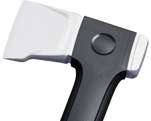 Sekera s ocelovou hlavou a plastovou rukojetí