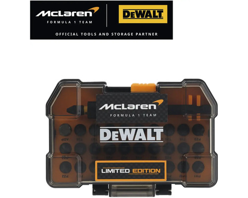 Sada bitů Dewalt Limited Edition s logem týmu McLaren Formule 1