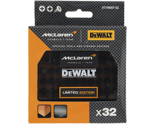 Sada bitů DeWalt McLaren Formula 1 Team, 32 dílná