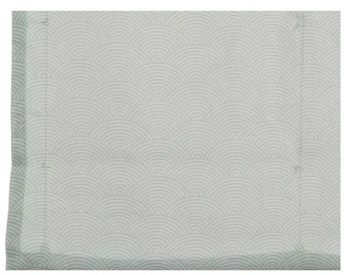 Textilní sprchový závěs s vlnovým vzorem