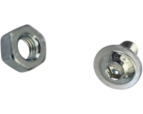 Šestihranná matice a kovový šroub