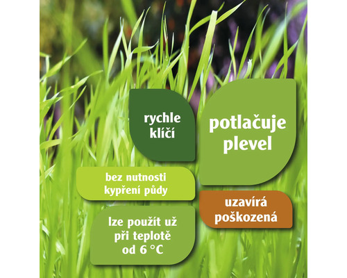 Informace o vlastnostech produktu travního semene