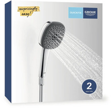 Sprchový set bez baterie Grohe Quickfix Vitalio Comfort 110 x 110 mm chrom 26973001