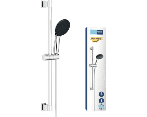 Sprchová tyč s ruční sprchou a sprchovou hadicí