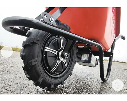 Detail motorizovaného kolečka s kolem