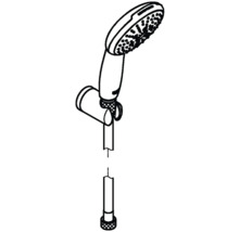 Sprchový set GROHE 110 x 110 mm chrom 27957001
