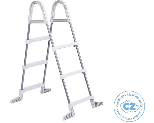 Bazénový žebřík z kovu a plastu