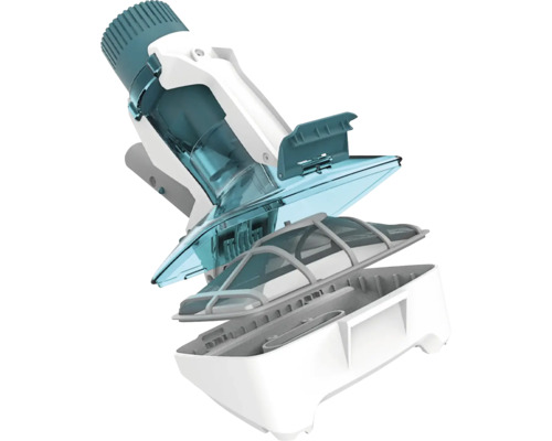 Rozložený pohled na vysavač v jednotlivých dílech