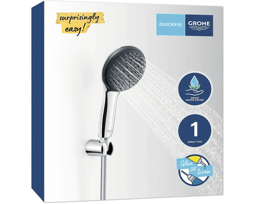Ruční sprcha Grohe s jedním typem proudu a funkcí úspory vody