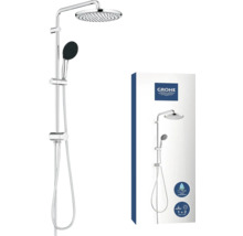 Sprchový systém Grohe s hlavovou a ruční sprchou a obalem produktu
