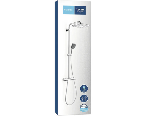 Sprchový systém Grohe Quickfix s hlavovou a ruční sprchou