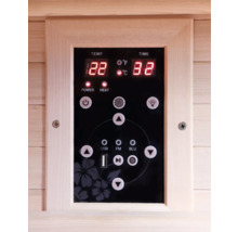 Ovládací panel sauny pro regulaci teploty, času a audio funkcí