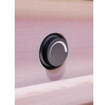 Otočný knoflík pro ovládání v sauně