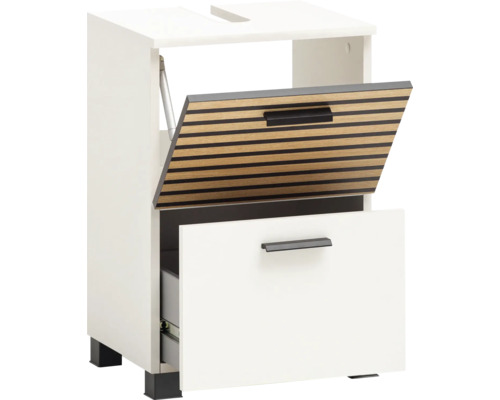 Skříňka pod umyvadlo se zásuvkou a dvířky