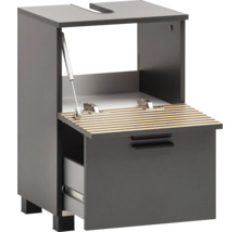 Skříňka pod umyvadlo se zásuvkou a otevřeným výklopem