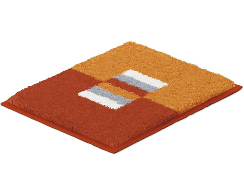 Čtvercová rohožka s geometrickým vzorem