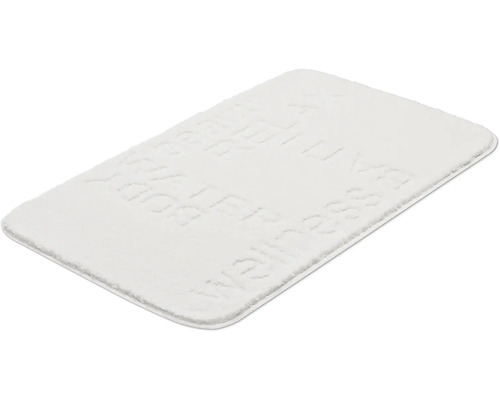 Obdélníková koupelnová předložka s nápisem