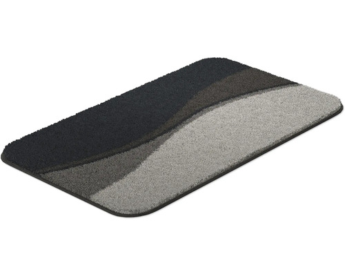 Obdélníková koupelnová předložka s vlnitým designem