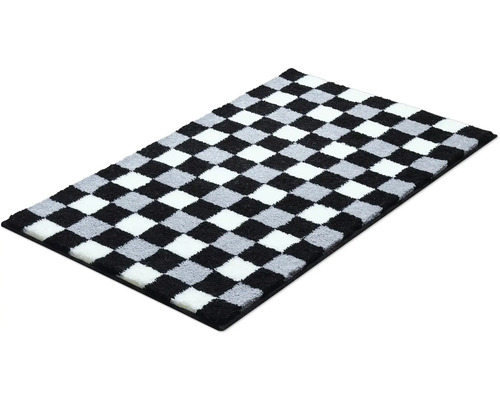 Koupelnová předložka se šachovnicovým vzorem