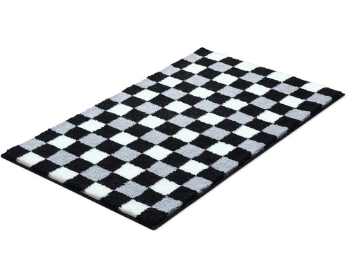 Obdélníková rohožka se šachovnicovým vzorem