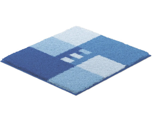 Čtvercová koupelnová předložka s geometrickým vzorem