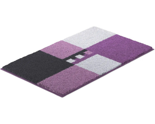 Obdélníkový koupelnový koberec s geometrickým vzorem