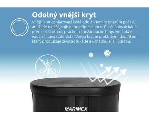 Krycí plachta na ochlazovací káď Marimex s ochranou proti povětrnostním vlivům, nečistotám, prachu, hmyzu a UV záření