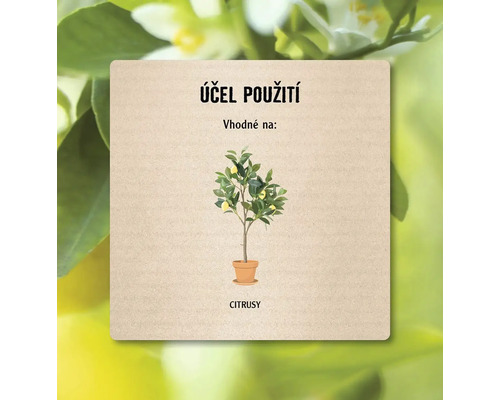 Účel použití: Vhodné pro citrusy